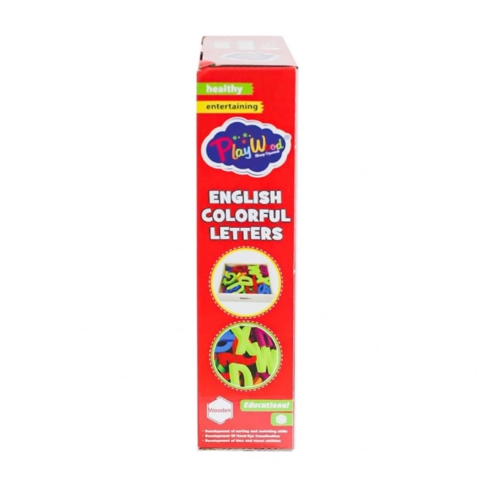 BFS   ONY-402 Ahşap Renkli Harfler 33 Parça -Onyıl Oyuncak