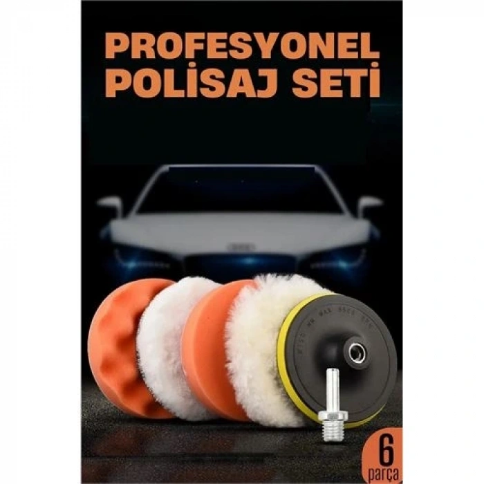 BFS Oto Pasta Cila Polisaj Seti 115 mm Taban 6 Parça