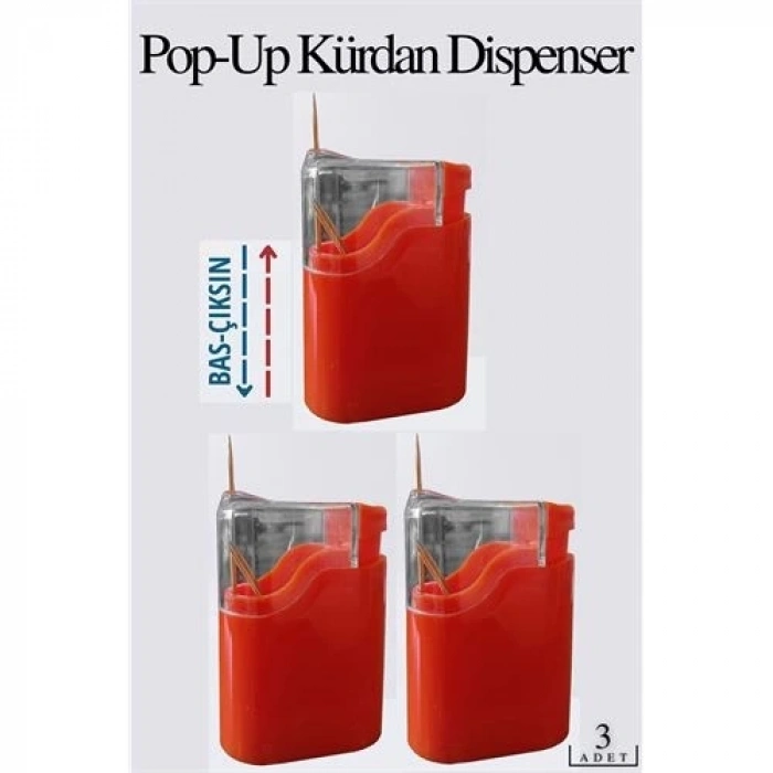 BFS Otomatik Bas-Bırak Kürdanlık 3 lü Set