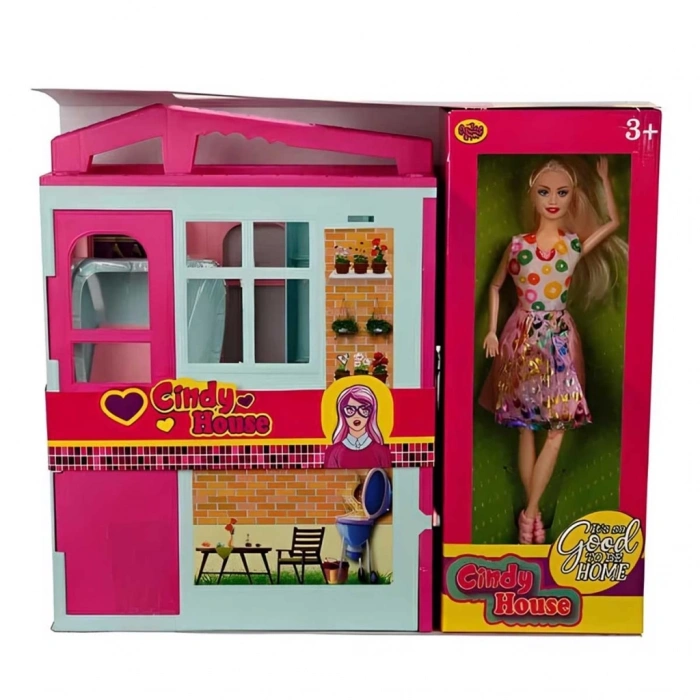 BFS   Oydaş Cindy House Bebekli Oyun Evi 02617