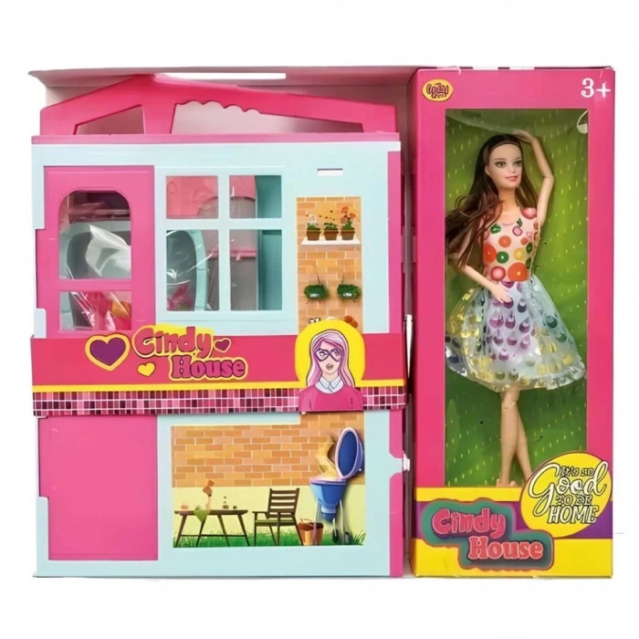 BFS   Oydaş Cindy House Bebekli Oyun Evi 02617