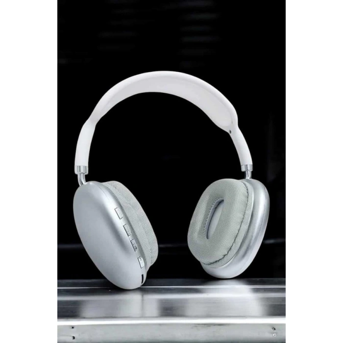BFS P9 Plus Kablosuz Kulak Üstü Bluetooth Kulaklık Beyaz Mikrofonlu Kulaküstü Kablosuz Kulaklık