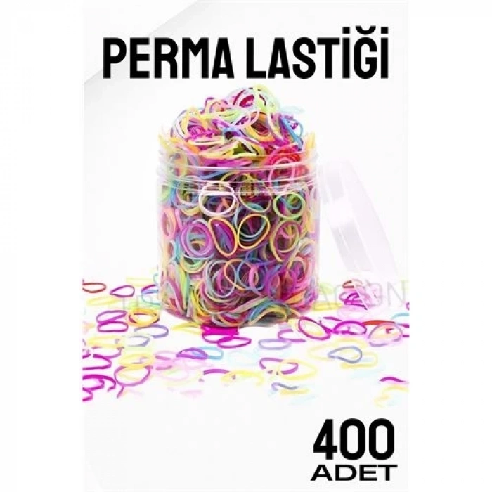 BFS  Perma Lastiği İnce 400 ADET RENKLİ