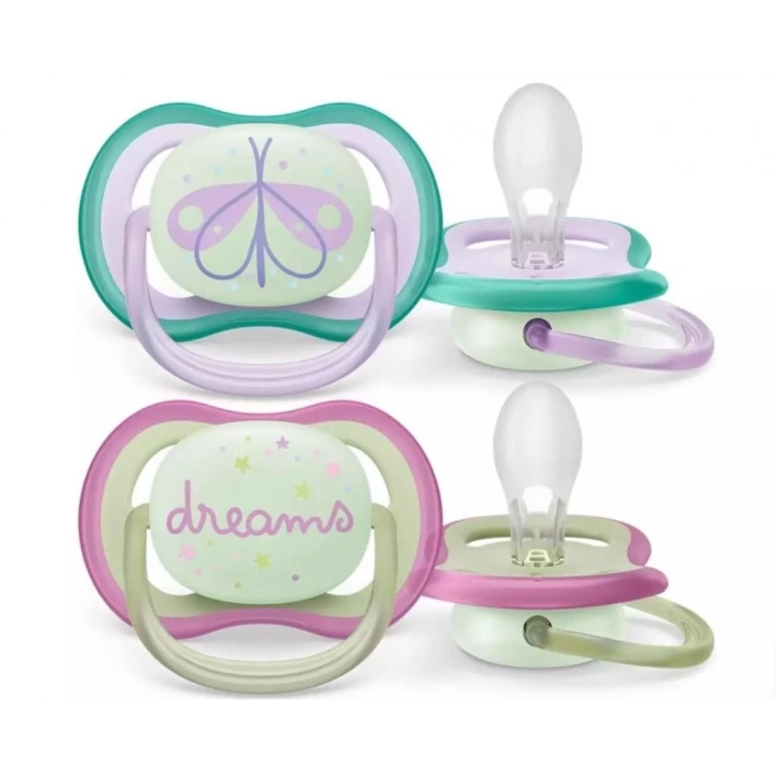 BFS   Philips Avent Ultra Air Gece Emzik 0-6 Ay Kız