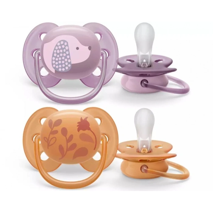 BFS   Philips Avent Ultra Yumuşak Emzik 6-18 Ay Kız