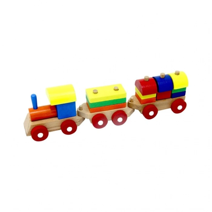 BFS   PlayWood Eğitici Ahşap Bloklu Bultak Tren 351