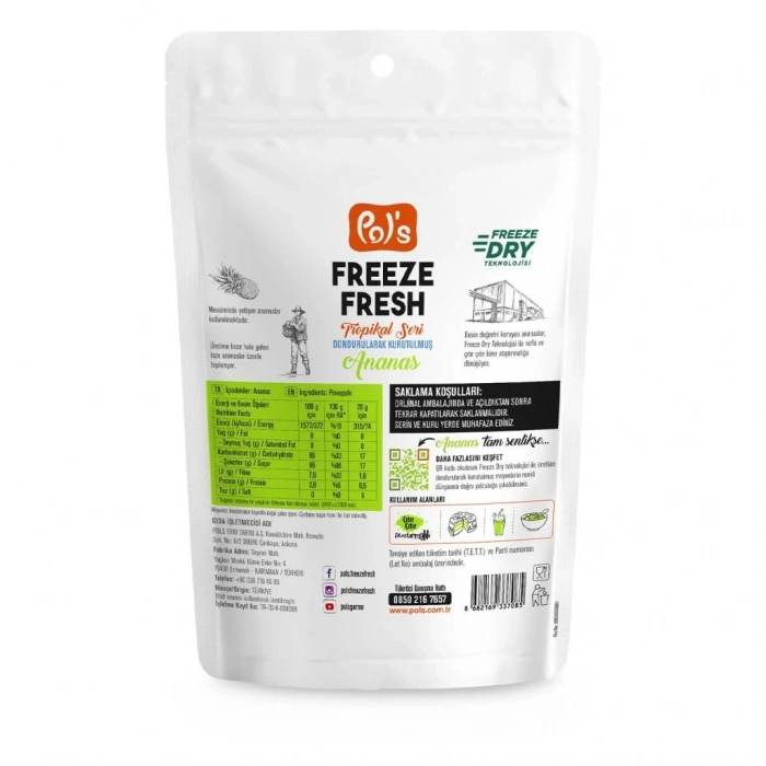 BFS   Pol’s Freeze Fresh Ananas 20 g