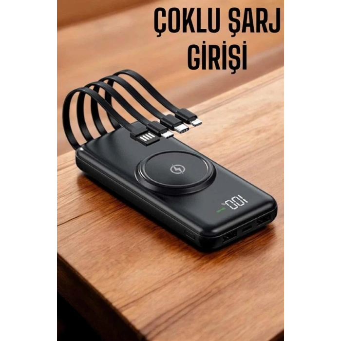 BFS Powerbank Taşınabilir 10.000 Mah Hızlı Şarj Dijital Göstergeli