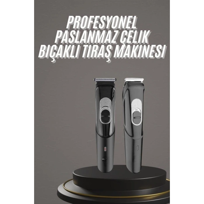 BFS Pro Şarjlı Saç Sakal Tıraş Makinesi Ense Kesme Makinesi Lazer Öncesi Kısaltma