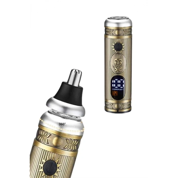 BFS Profesyonel Saç Sakal Vücut Kulak ve Burun Tıraş Makinesi 3 Başlıklı