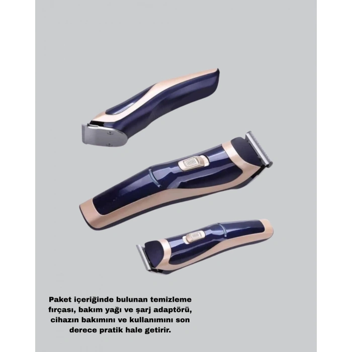 BFS Profesyonel Şarjlı Saç ve Sakal Kesme Makinesi – Unisex, 12 mm Ayarlanabilir Başlık