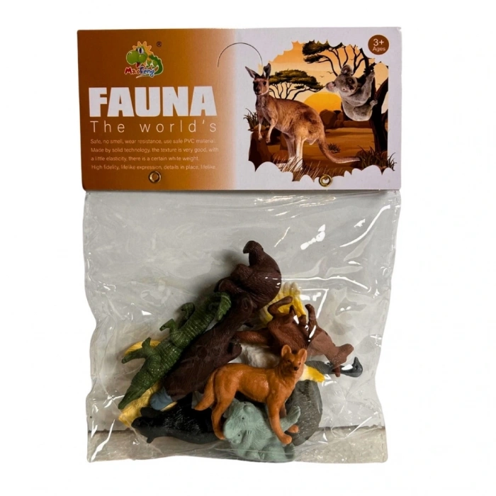 BFS Pvc Pakette Onlu Küçük Vahşi Hayvanlar