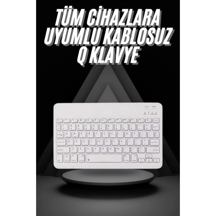 BFS Q Klavye Türkçe Bluetooth Klavye Tüm Cihazlara Uyumlu Kablosuz