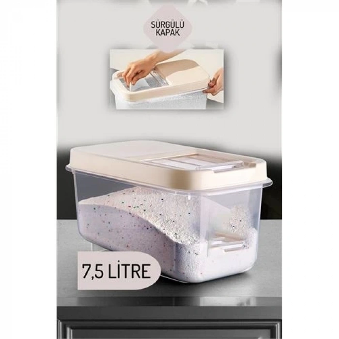 BFS  Reagan Tablet ve Deterjan Saklama Kutusu 7.5 lt KREM