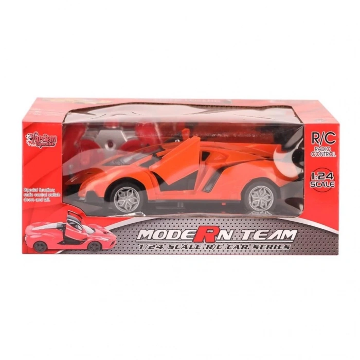 BFS   RG-1382-9-11 Kumandalı Kapıları Açılabilir Işıklı Spor araba 1:24 Vardem Oyuncak