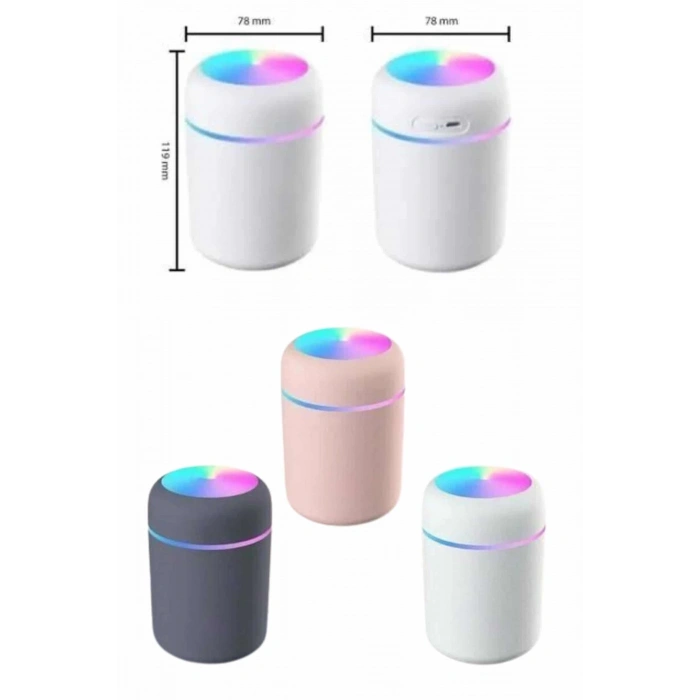 BFS Rgb Işıklı Ulrasonik Ledli Hava Nemlendirici Buhar Makinesi Buhardanlık