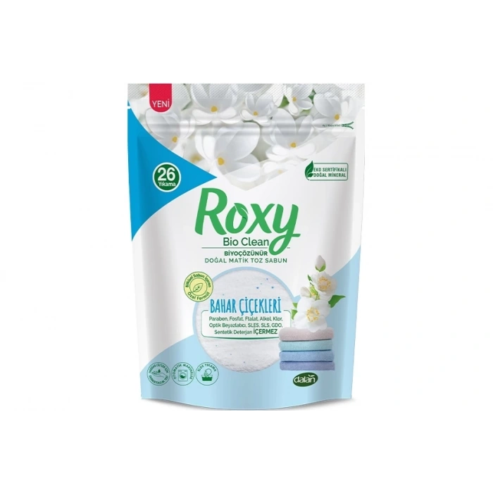 BFS   Roxy Bio Clean Doğal Matik Toz Sabun Bahar Çiçekleri 1600 Gr