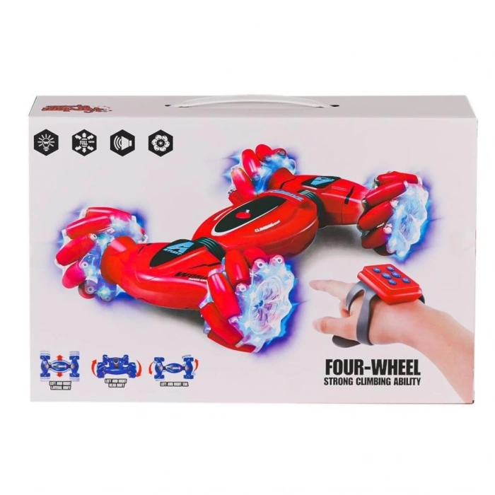 BFS   RQ2093 Bilekten Kontrollü Işıklı ve Müzikli 4 Teker Tırmanış Aracı -Vardem Oyuncak