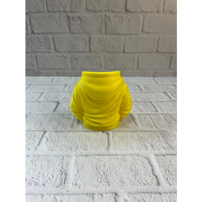 BFS Sarı Hoodie Kalemlik 10x10 cm Masa Üstü Düzenleyici