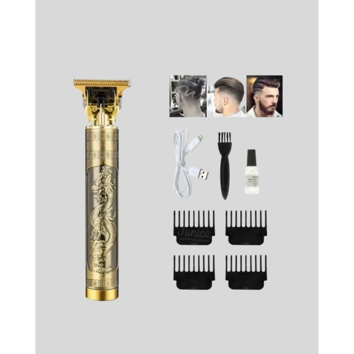 BFS Şarjlı T Bıçaklı Saç ve Sakal Tıraş Makinesi – 3 Başlıklı, Güçlü Motorlu, 2 Saat Kullanım