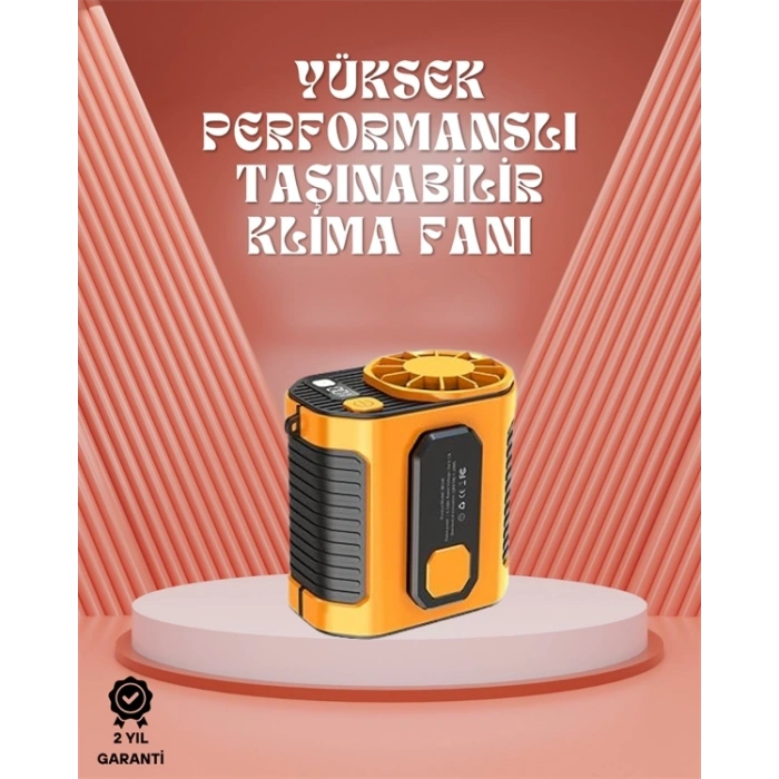 BFS Sessiz Turbo Fan – Kamp, Spor, Ofis İçin Taşınabilir Mini Soğutucu