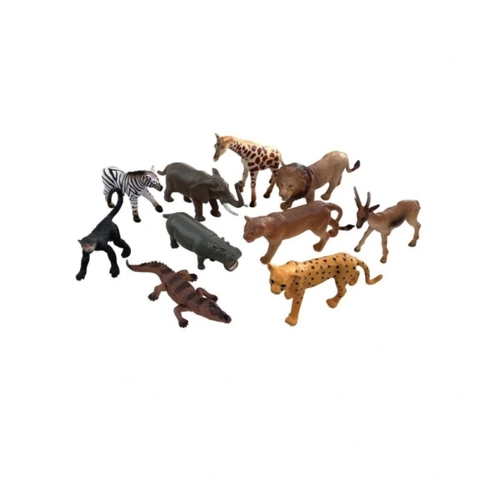BFS  SH-D58011 Vardem Kutulu 10 Parça Vahşı Hayvan Seti