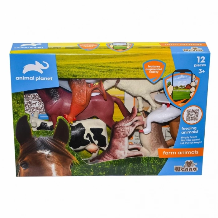 BFS  SH-D5904 Kutulu 12 Parça Çiftlik Hayvanları - Vardem Oyuncak