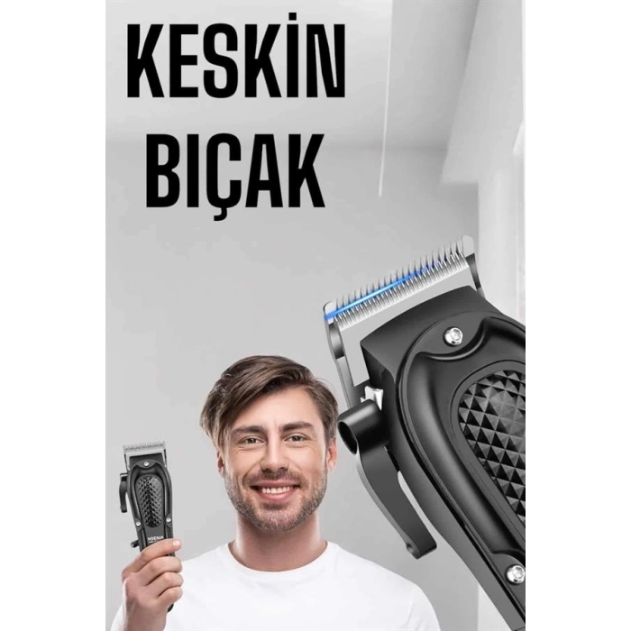 BFS Sıfır Tıraş Makinesi Dijital Göstergeli Paslanmaz Çelik Bıçaklı Taşınabilir