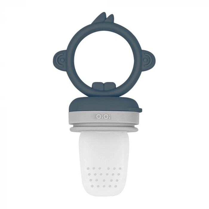 BFS    Silikon Püre Meyve Sebze Emziği Deep Blue / Powder Grey