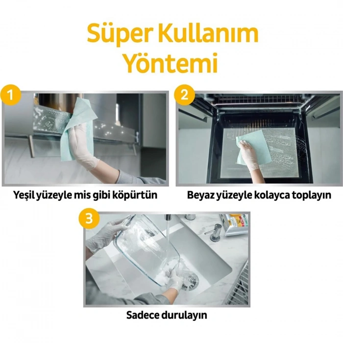 BFS   Sleepy Yüzey Temizlik Havlusu 30 Adet Yağ Çözücü