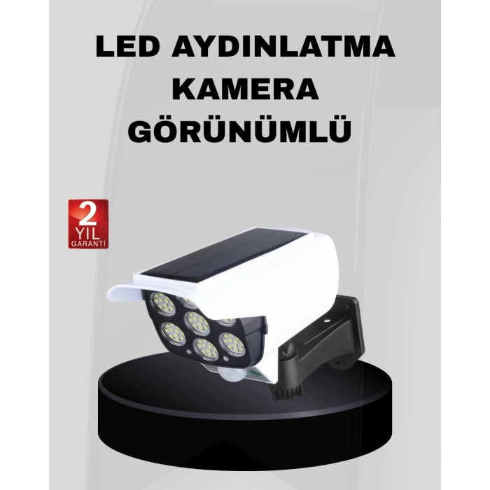 BFS Solar Bahçe Aydınlatması Su Geçirmez IP66 PIR Sensörlü Uzun Çalışma Süreli