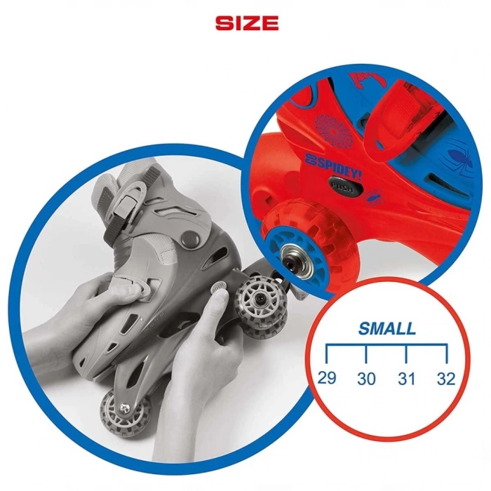 BFS  Spiderman Inline 3 Teker Paten