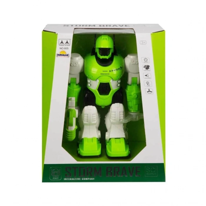 BFS   Storm Brave Sesli ve Işıklı Robot 25 cm