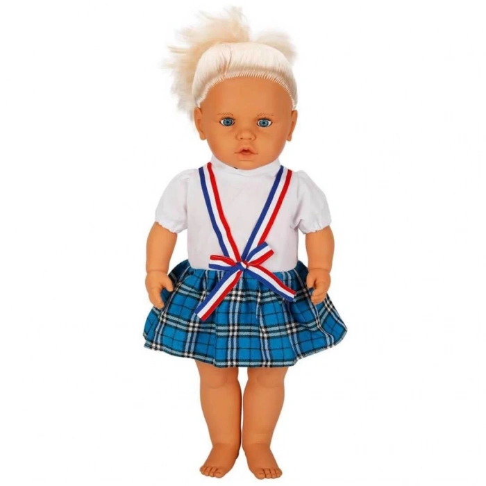 BFS   Sunman Lila Sesli Saçlı Et Bebek