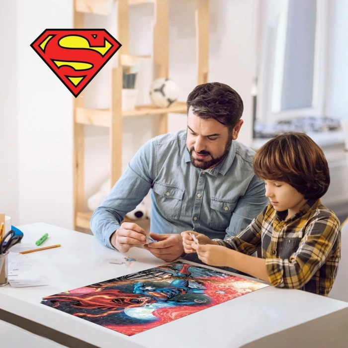 BFS Superman 300 Parça Puzzle 35591 - Metal Kutu