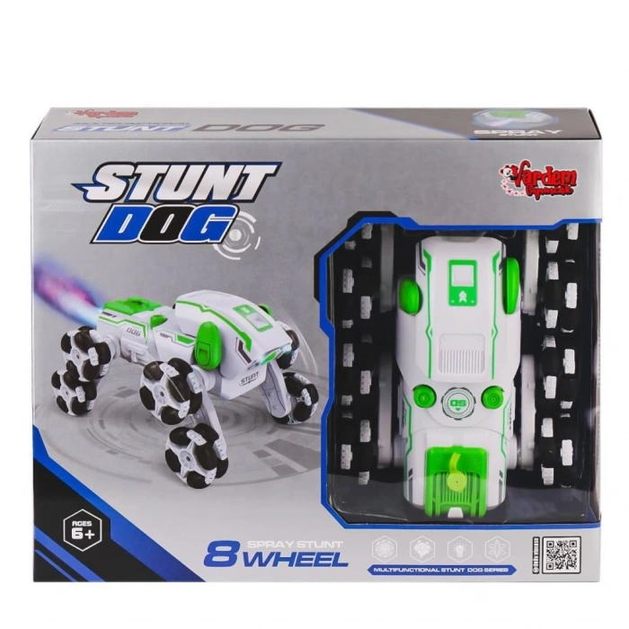 BFS   SYR-666-820 Kumandalı Buharlı 8 Teker Stunt Köpek Araba -Vardem Oyuncak