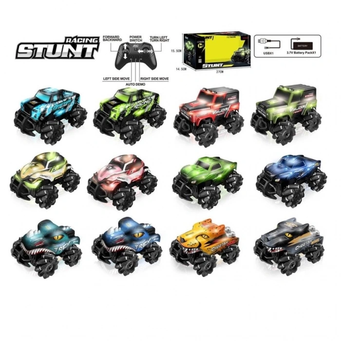 BFS   SYR-666-842CA-3-4-5-6-7CA  Kumandalı Şarjlı Stunt 4X4 Işıklı Araba