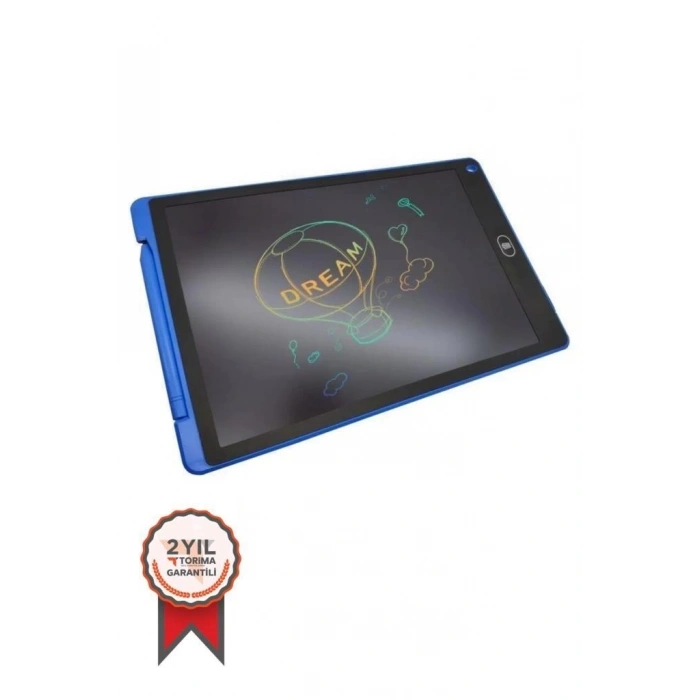 BFS T12 Mavi Writing Tablet Lcd 12 Inç Dijital Kalemli Çizim Yazı Tahtası