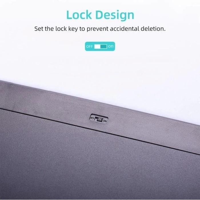 BFS T12 Mavi Writing Tablet Lcd 12 Inç Dijital Kalemli Çizim Yazı Tahtası