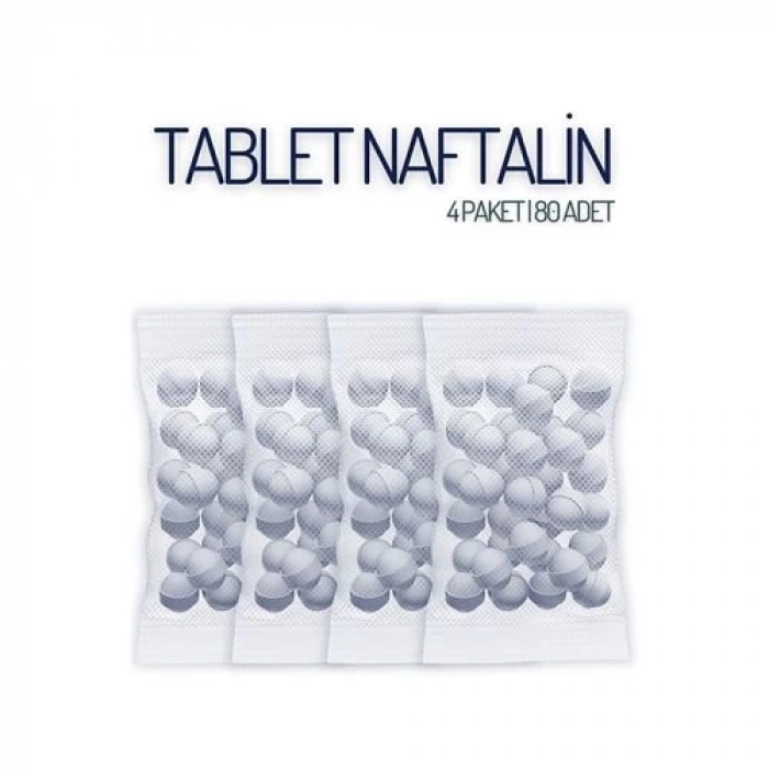 BFS  Tablet Naftalin Güve Topu Naftalin 80 Adet 718