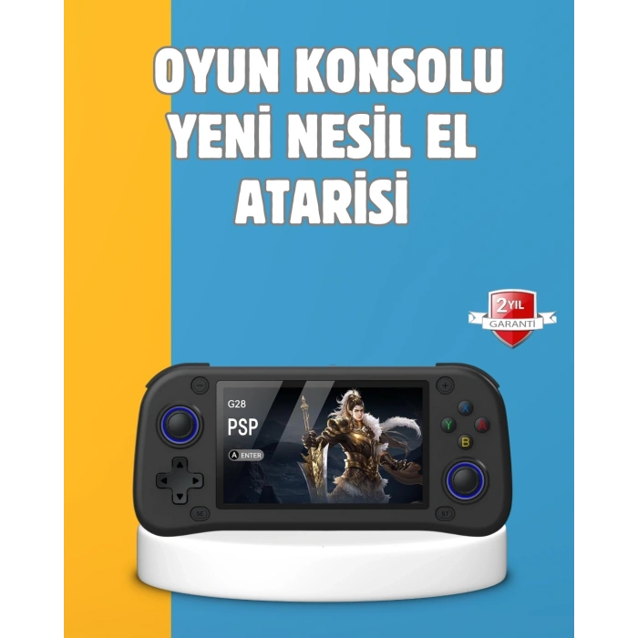 BFS Taşınabilir El Tipi Oyun Konsolu Çoklu Emülatör Destekli 64GB