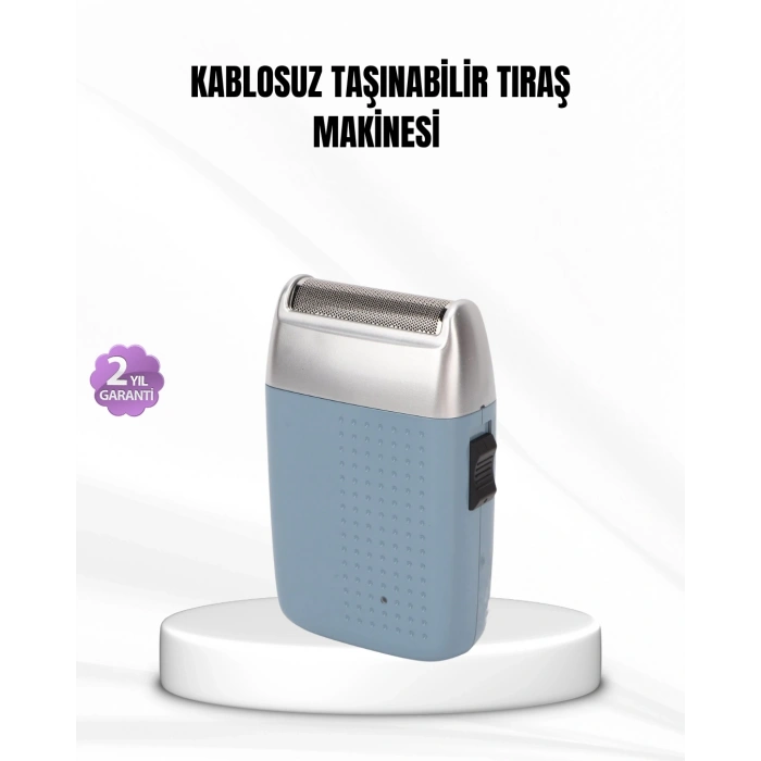 BFS Taşınabilir Şarjlı Tıraş Makinesi – Kuru Kullanım, Özel Sakal Başlıkları