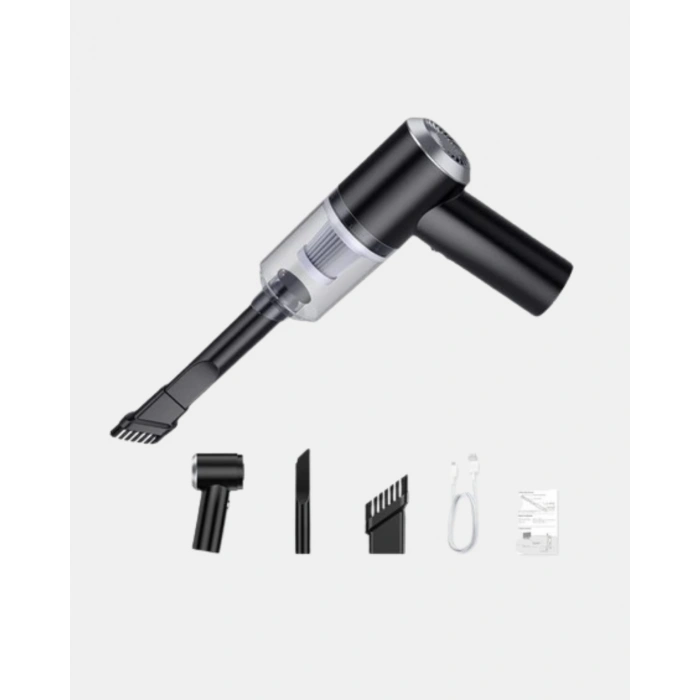 BFS Taşınabilir Vakumlu Araç Süpürgesi – Katlanabilir Sap, Yıkanabilir Filtre, 120W Motor