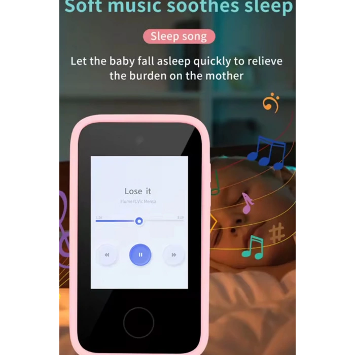 BFS Telefon Modelli Çocuk Dijital Fotoğraf Makinası Çift Kameralı Dokunmatik Ekran 2.0 Ekran