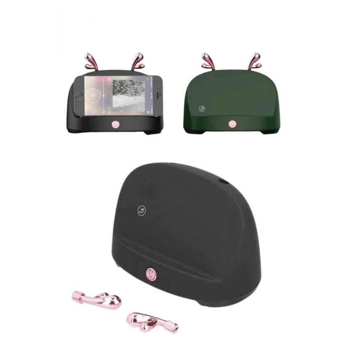 BFS Telefon Tutucu Bluetooth Hoparlör Geyikli Renkli Uzun Ömürlü