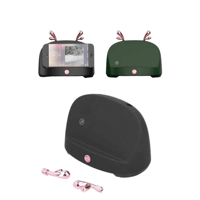 BFS Telefon Tutucu Bluetooth Hoparlör Geyikli Renkli Uzun Ömürlü