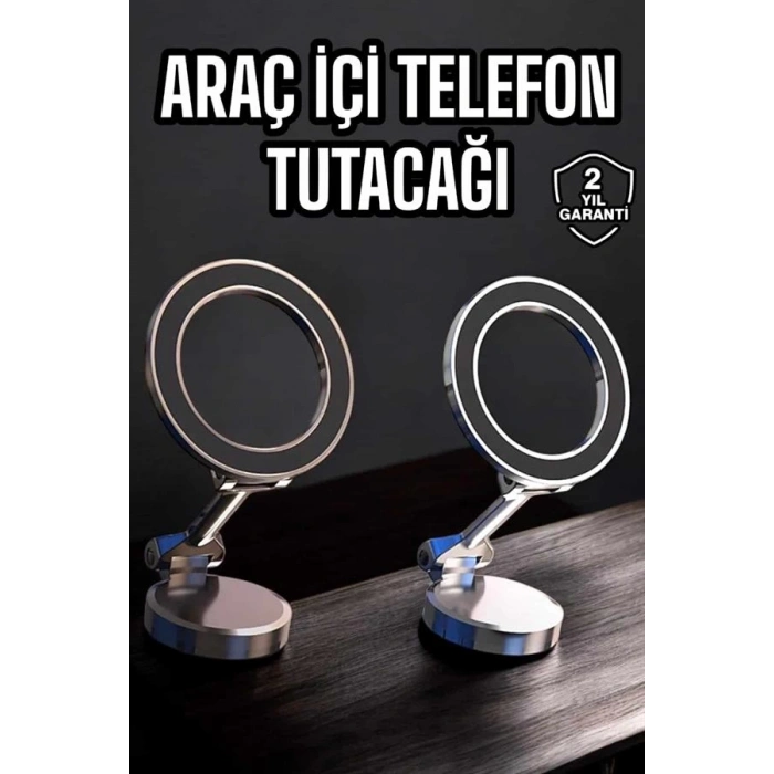 BFS Telefon Tutucu Tüm Arabalara Uyumlu Araç İçi Katlanabilir Manyetik Tasarım