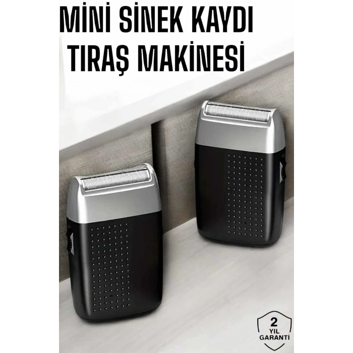 BFS Tıraş Makinesi Mini Sinek Kaydı Şarjlı Taşınabilir Paslanmaz Çelik