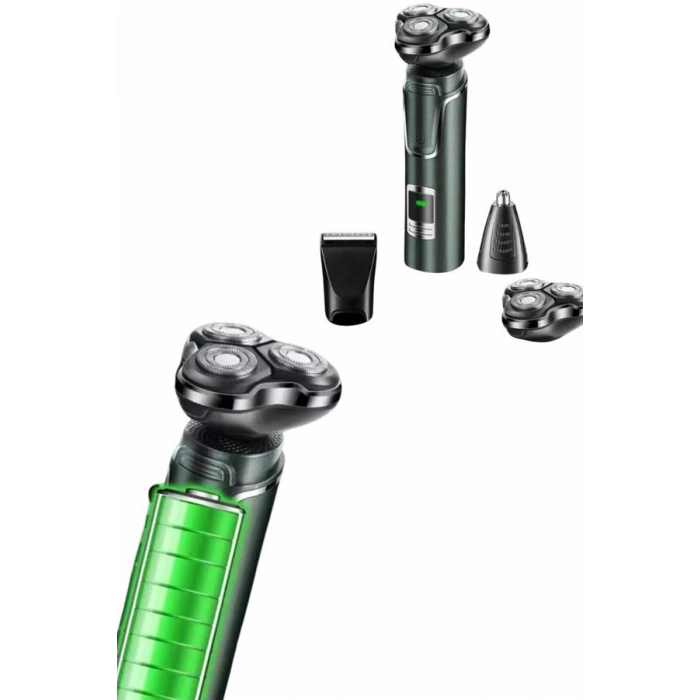 BFS Tıraş Makinesi Profesyonel 3in1 Dijital Göstergeli 3 Başlıklı Erkek Bakım