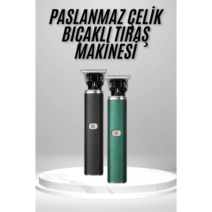 BFS Tıraş Makinesi Profesyonel Paslanmaz Çelik T-bıçak Saç Sakal Ense Vücut